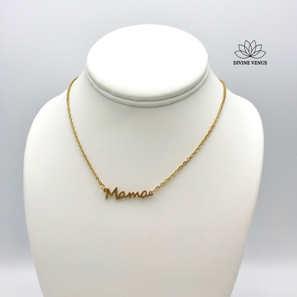 Mama Necklace • Stainless Steel - Picture 7 of 7